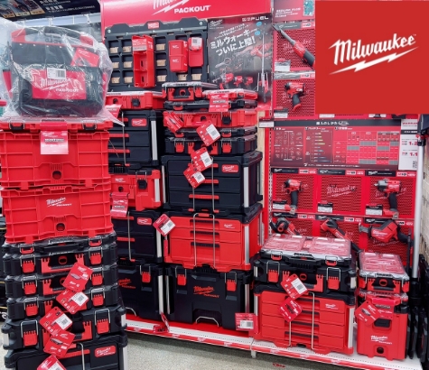 ミルウォーキーの商品棚